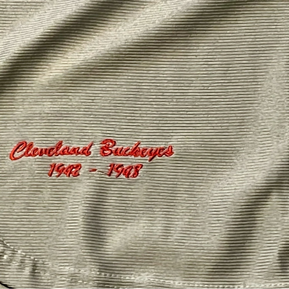 Negro league Cleveland Gray Baseball Jersey with Red Accents 3xl - Picture 3 of 8